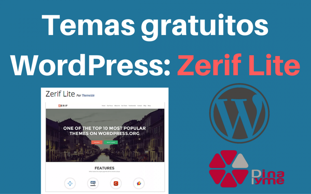 Temas Gratuitos WordPress- Zerif lite