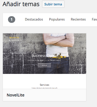 Temas gratuitos WordPress - Novel Lite