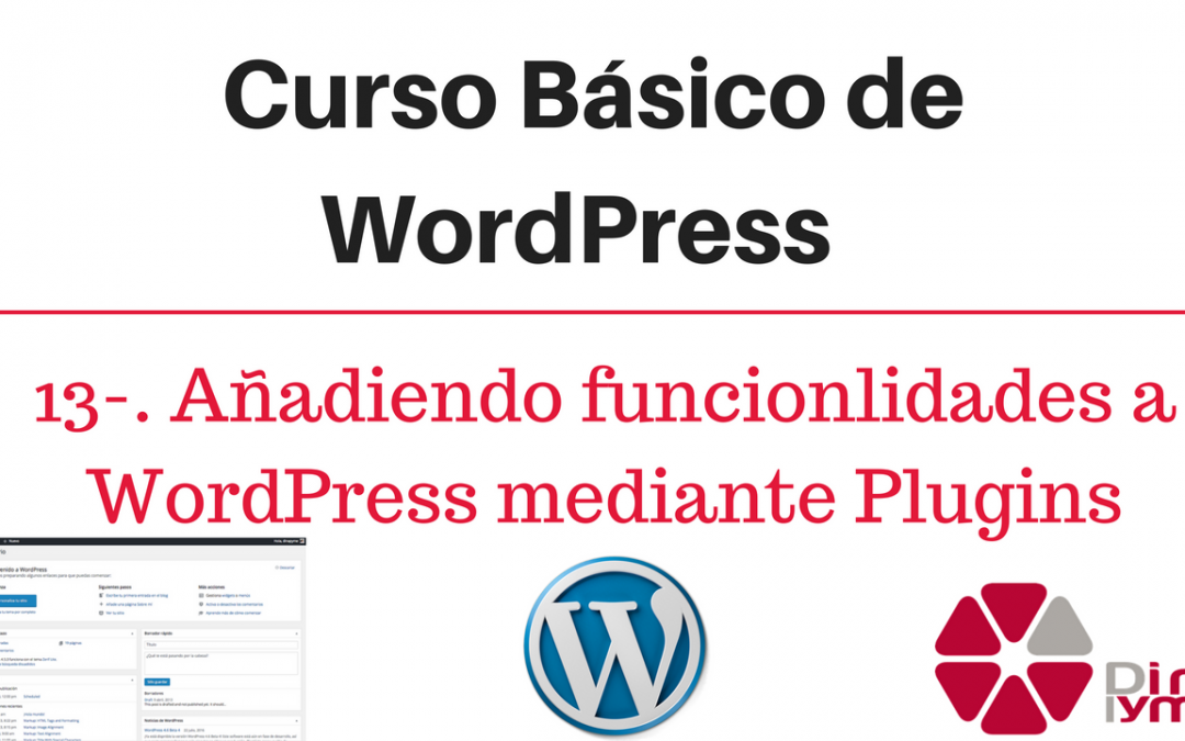 Curso basico de WordPress - Añadir funcionalidades a WordPress con plugins