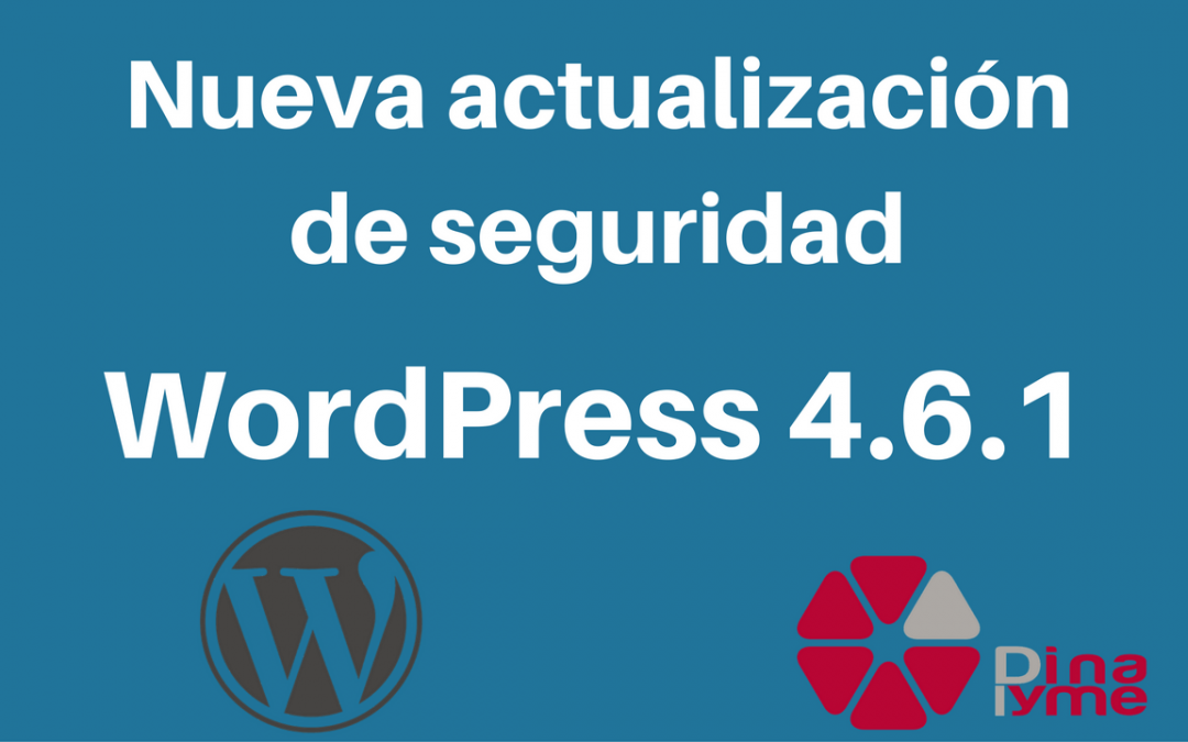 Actualizacion de wordpress 4.6.1